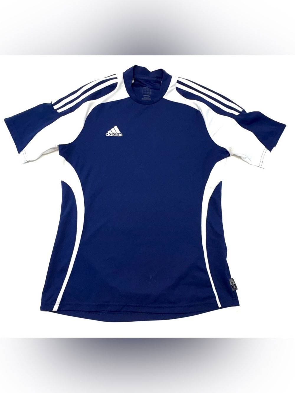 Adidas Tiro 11 Clima365 Soccer Jersey Navy Blue White Men's Size Medium